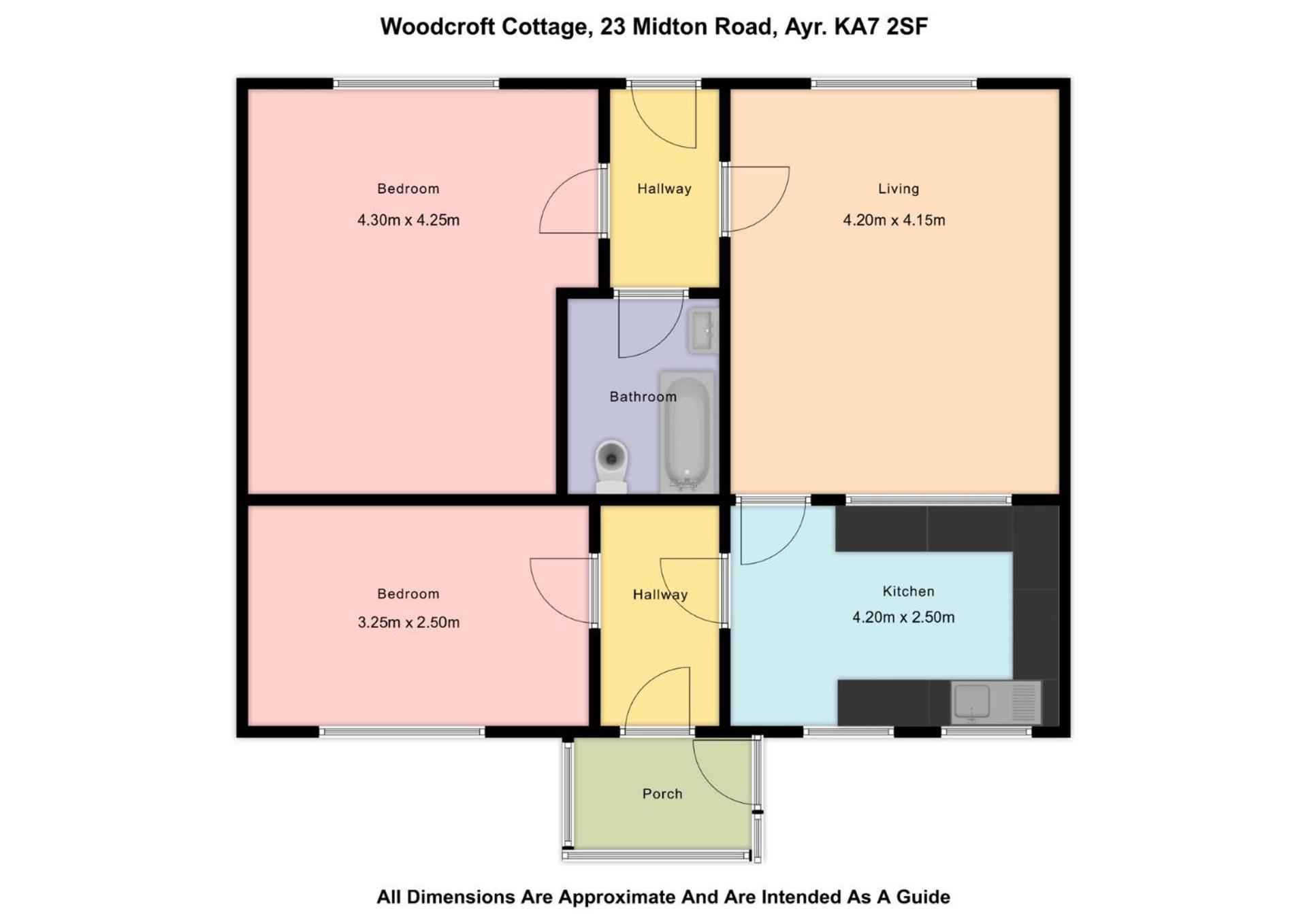 Woodcroft Cottage Ayr Exterior photo